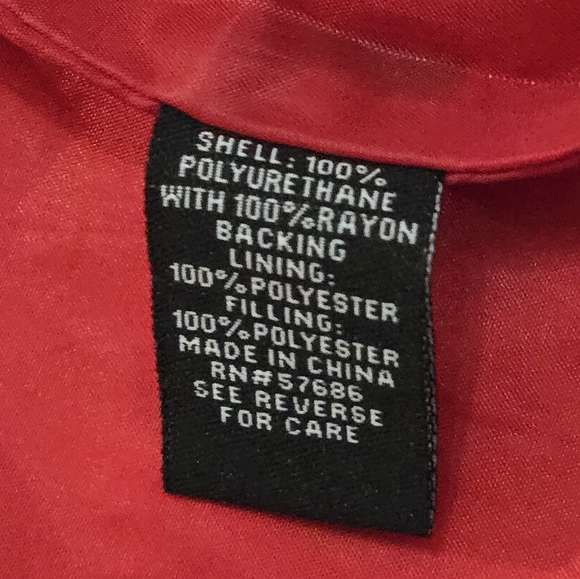 Outer Edge Thriller Moto Biker Red Jacket Size XL - Picture 6 of 8